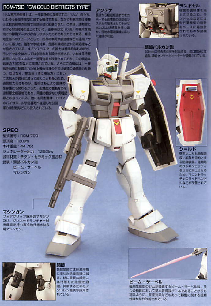 HGUC RGM-79D GM Cold District Type